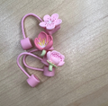 Flower Straw Toppers 5-Pack – Fits Stanley Cup & 8-10mm Straws